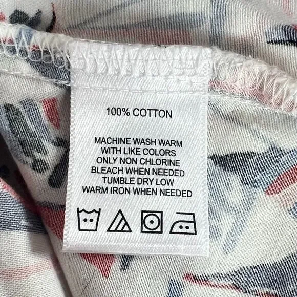 Foxcroft Sailboat Button Down 100% Cotton Shirt Size 12 - Picture 6 of 6